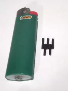 Custom Handmade Refillable Bic Lighters : Forest GREEN - Picture 1 of 2