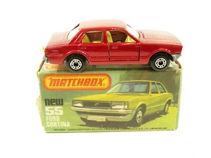 Matchbox Superfast 1979 Ford Cortina Metallic Red #55 w/OB NIB 8550 - Picture 1 of 7