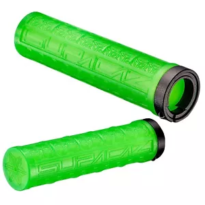 SUPACAZ Grizips Impugnatura Manubrio Bloccabile per Bici - Verde Neon - Foto 1 di 1