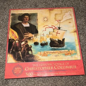 ^ The Historic Voyage Of Christopher Columbus -1492- Puzzle 500 Pieces (1992) - Picture 1 of 5
