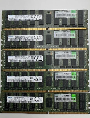 SAMSUNG 32GB DDR4 2133 LRDIMM Server RAM 4DRx4 PC4-17000 M386A4G40DM0-CPB 288pin - Image 1 of 4