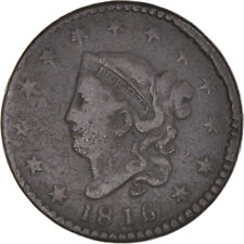 [#1060350] Coin, United States, Coronet Cent, Cent, 1816, U.S. Mint, Philadelp, 