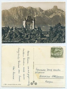 74287 - Schloss Thun mit Stockhorn - Echtfoto - alte Ansichtskarte - Picture 1 of 1