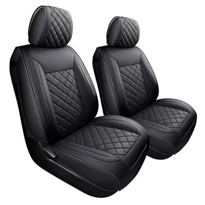 Fundas de asiento Tacoma personalizadas para camioneta deportiva 2005-2025 Gen 2 piezas delanteras/negras Foto 1 de 4