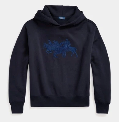 Felpa Polo Ralph Lauren CON CAPPUCCIO IN PILE TRIPLO PONY - Imagen 1 de 4