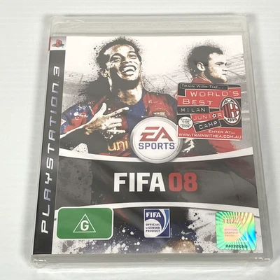 FIFA 08  Sony PlayStation 3 PS3 (2007) Region 4 Brand New & Factory Sealed - Image 1 of 4