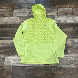 Sudadera con Capucha Nike Therma Fit Geométrica Para Hombre Mediana Amarilla Gorpcore Campcore Aire Libre - Imagen 1 de 4