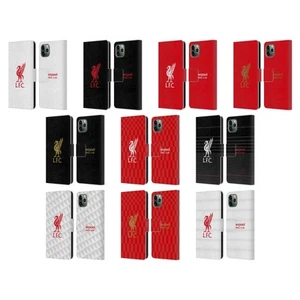 LIVERPOOL FC LFC LIVER BIRD PU LEATHER BOOK WALLET CASE FOR APPLE iPHONE PHONES - Picture 1 of 16