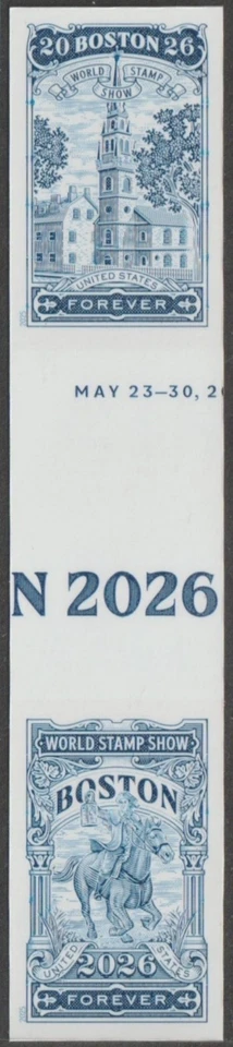 USA Sc. 6029a-30a  (F) Boston Stamp Show 2025 MNH V pr gutter **NO DIE CUTS** - Image 1 of 1