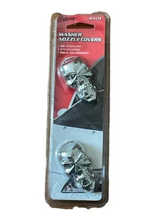 Pilot IP-3116 Chrome Skull Window Sprayer Cover - 2 Piece - Picture 1 of 1