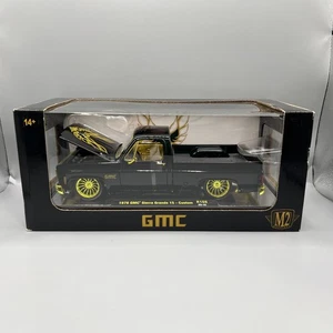 M2 Machines 1/24 1976 GMC Sierra Grande 15- Custom Trans Am Black Chase  - Picture 1 of 6