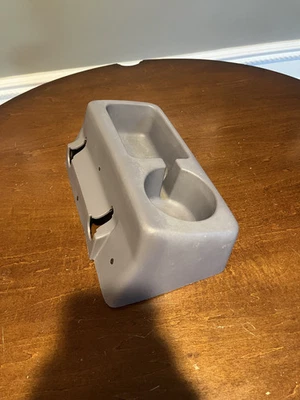 Ford F150 1994 1995 1996 F250 F350 Bronco asiento de banco taza soporte para bebidas gris ópalo Foto 1 de 4