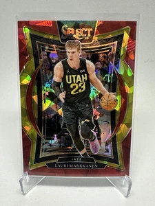2024-25 Panini Select - Concourse Lauri Markkanen #62 Red Cracked Ice Prizm - Foto 1 di 2
