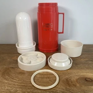 Vtg Thermos Food Flask 0.85L Model 711 Replacement Parts Spares Campervan Picnic - Picture 1 of 58