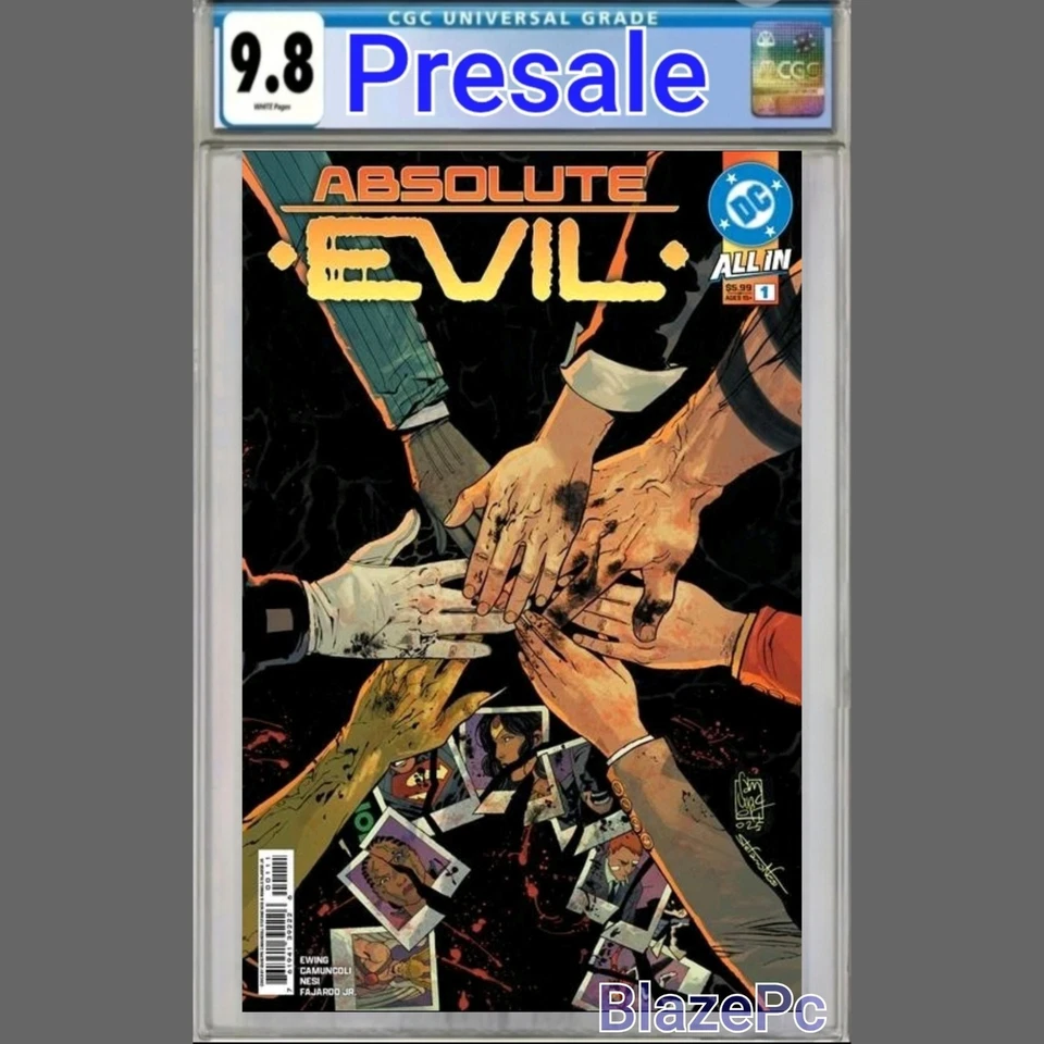 Absolute Evil #1 Giuseppe Camuncoli & Stefano Nesi Cover (DC Comics December 2025)