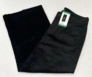 Matty M Women's Wide Leg Corduroy Pant, Black, Size XL - Picture 1 of 4