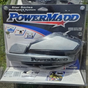 Powermadd Star Series paramani quad/atv/moto nero/argento - Foto 1 di 2