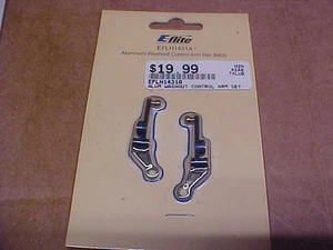 E-FLITE EFLH1431A = ALUMINUM WASHOUT CONTROL ARM SET: B400 - Picture 1 of 2