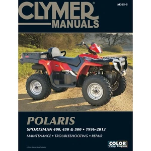 Clymer M365-5 Service Shop Repair Manual Polaris Sportsman 400 / 450 / 500 96-13 - Picture 1 of 1