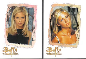 BUFFY THE VAMPIRE SLAYER, THE STORY SO FAR SET OF TWO CASE LOADER CARDS - Picture 1 of 1