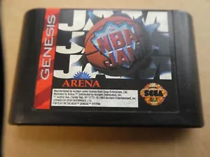 NBA Jam T.E. (Sega Genesis, 1995) Complete With Manual, UNTESTED!! AS IS!! - Picture 1 of 8