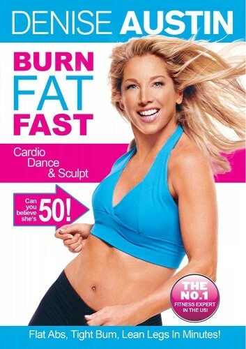 Denise Austin: Brucia Grassi Velocemente - Cardio Dance & Sculpt (DVD) NUOVO - Immagine 1 di 1