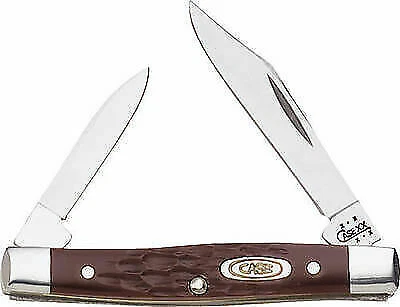 Case Cutlery Small Pen Knife Brown Delrin 00083