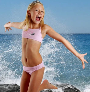 ESPRIT Mädchen Bustier Bikini Rosa 92/98 K620 - Bild 1 von 3