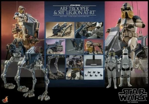 Hot Toys Star Wars Clone Wars TMS091 ARF Trooper & 501st Legion AT-RT IN STOCK!! - Picture 1 of 9