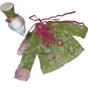 Upcycled jacket  womens size L large costume Alice Wonderland Mad Hatter - Picture 1 of 16
