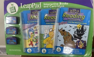 LeapFrog LeapPad Leap 2 Reading Math Book Scooby Doo And the Haunted Castle Set - Image 1 of 4