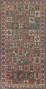 Vintage Garden Design Bakhtiari Tribal Traditional Hand-knotted Area Rug 5x9 - Picture 1 of 22