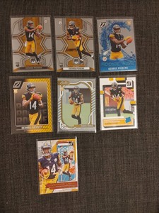 George Pickens RC  2022 Panini Mosaic + 6 MORE 7 Card Lott 