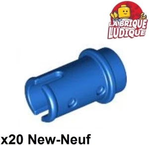 Lego technic 20x pin axe axle clip clips 1/2 bleu/blue 4274 NEUF - Foto 1 di 1