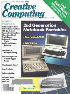Rivista di calcolo creativo, marzo 1985 - Foto 1 di 3