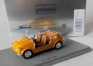 Fiat 500 Jolly Spark Model S1497 1/43 Scale Model Yellow Mint in Box - Imagen 1 de 6