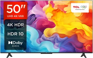 50V6B TV 50”, 4K HDR, Ultra HD, Google TV Con Design Senza Bordi, Dolby Audio, C - Foto 1 di 12