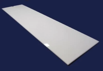 Delrin Sheet, White 11,000psi  (1/4")  .250" Thick x 12" Width x 48" Length  - Image 1 of 3