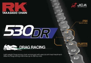 RK 530 DR Drag Racing Non-Sealed Heavy Duty Chain 150 Links - Picture 1 of 1