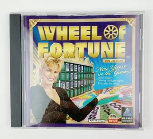 Wheel of Fortune 1998 CD-ROM juego de rompecabezas Windows 95 98 juego estuche joya - Imagen 1 de 5