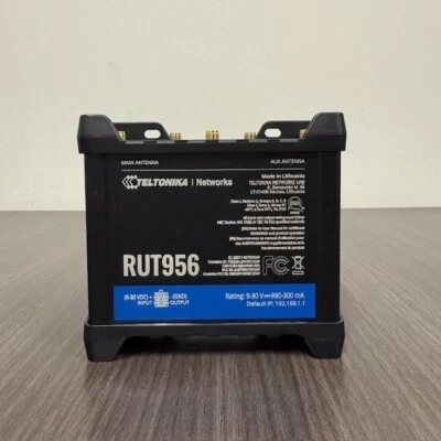 USED Teltonika Industrial 4G LTE Cellular Router (RUT956) - Image 1 of 4