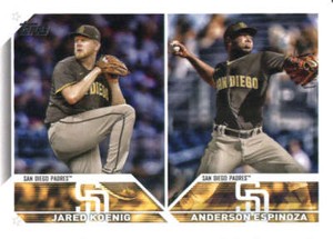 2023 Topps Update #US265 Jared Koenig/Anderson Espinoza Padres