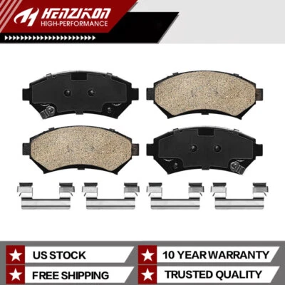 Front Ceramic Brake Pad Kit for Chevy Venture Cadillac DeVille Buick Century V6 - Image 1 of 4
