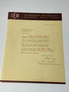 1952 COPSEY & AYERS DANCERS Lettera di gestione discoteca vintage - Foto 1 di 2