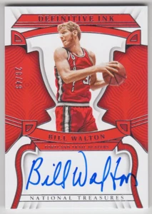 2022-23 Panini National Treasures Bill Walton Definitive Ink Autograph Auto /49 - Picture 1 of 6