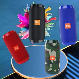 Waterproof wireless bluetooth speaker can call portable audio USB/TF/FM radio - Picture 1 of 14