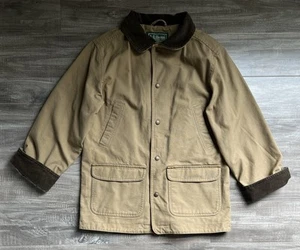 VTG LL BEAN Kids Field Barn Chore Jacket Boys UNISEX Camping Fisherman M 10-12 - Picture 1 of 9