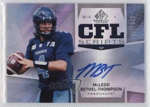 2021 SP Game Used Edition CFL Scripts /100 Mcleod Bethel-Thompson #S-MB Auto - Picture 1 of 3