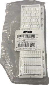WAGO 793-5501 WMB-Beschriftungskarte Unbedruckt, 1VE = 5 Stück - Bild 1 von 1
