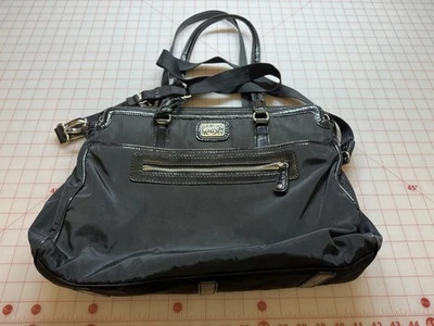 Brighton Negro Charol y Nylon Maletín Bolso Portátil Foto 1 de 4